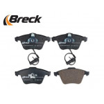 BRECK Bremsbelagsatz, Scheibenbremse
